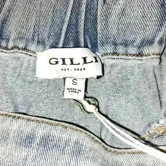 Gilli Denim Sleeveless Jumpsuit Size 2 #94 - Picture 14 of 15